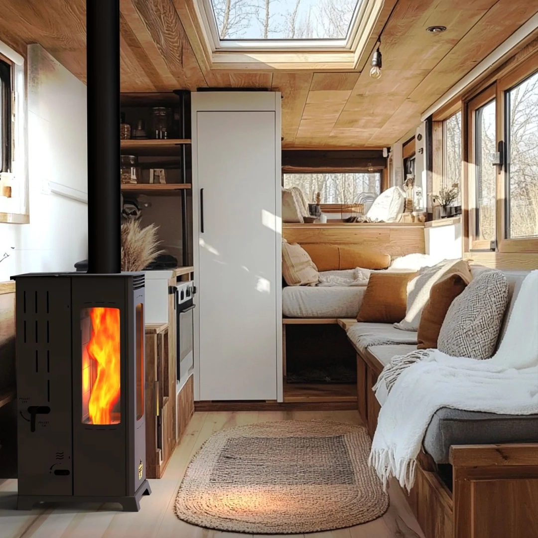 Babas Stove Eco Mını Plus Manuel Hibrit (pelet Ve Odun) Soba